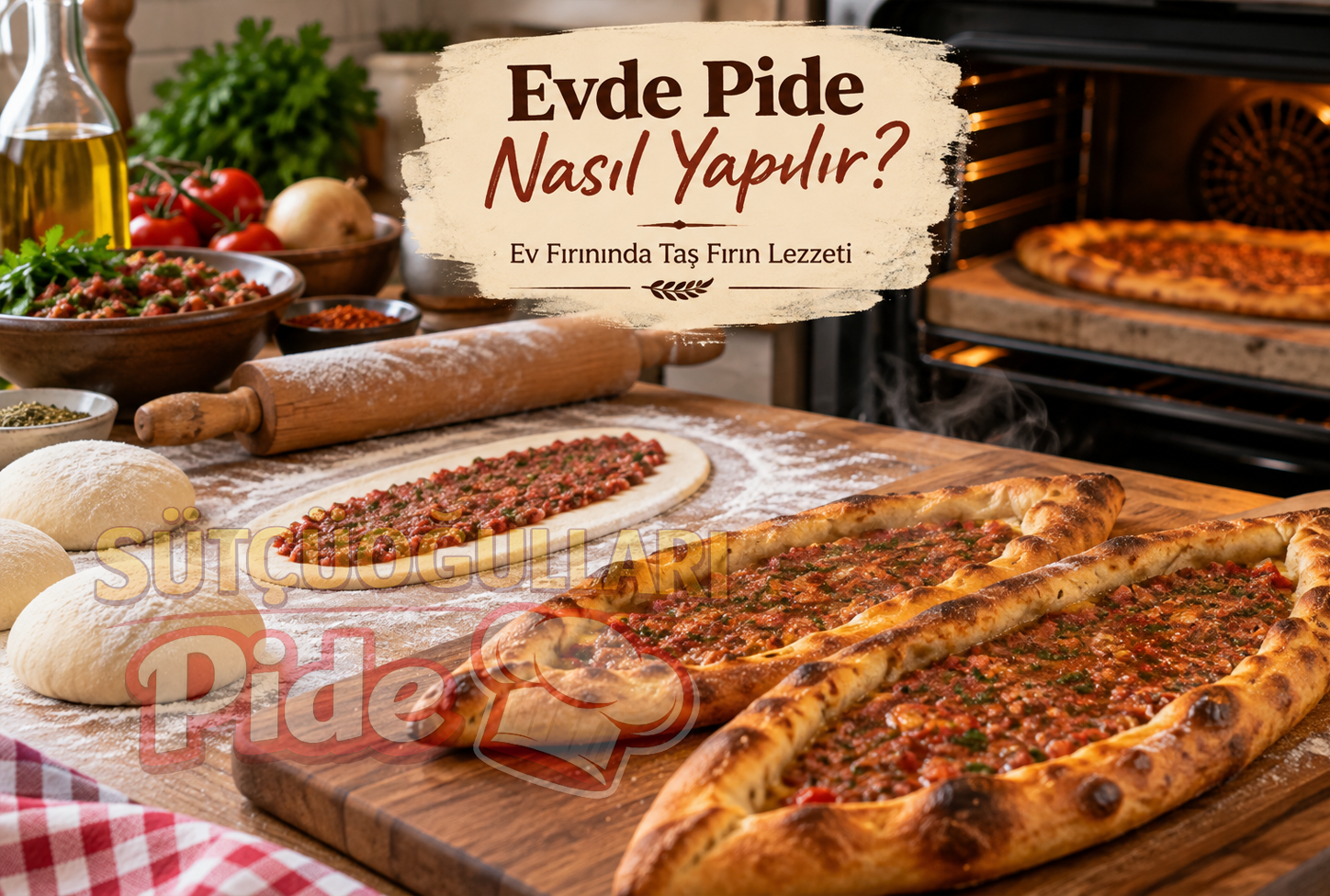 Evde Pide Nasıl Yapılır? Ev Fırınında Taş Fırın Lezzeti
