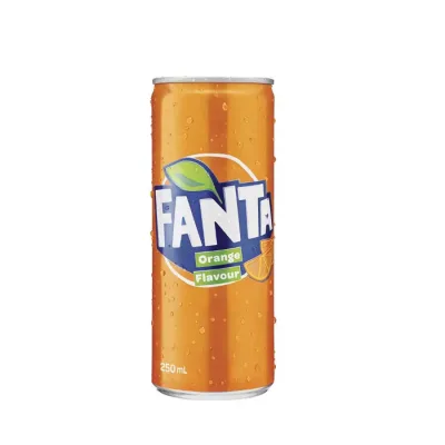 Kutu fanta, portakal aromalı gazlı içecek kutusu