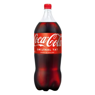 2,5 litre kola, aile boyu büyük gazlı içecek